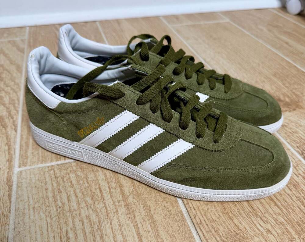 Adidas Originals Handball Spezial Olive Suede Sneakers